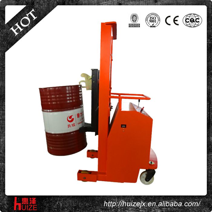 半電動(dòng)配重油桶車（無(wú)底腿，只堆垛，不翻轉(zhuǎn)）