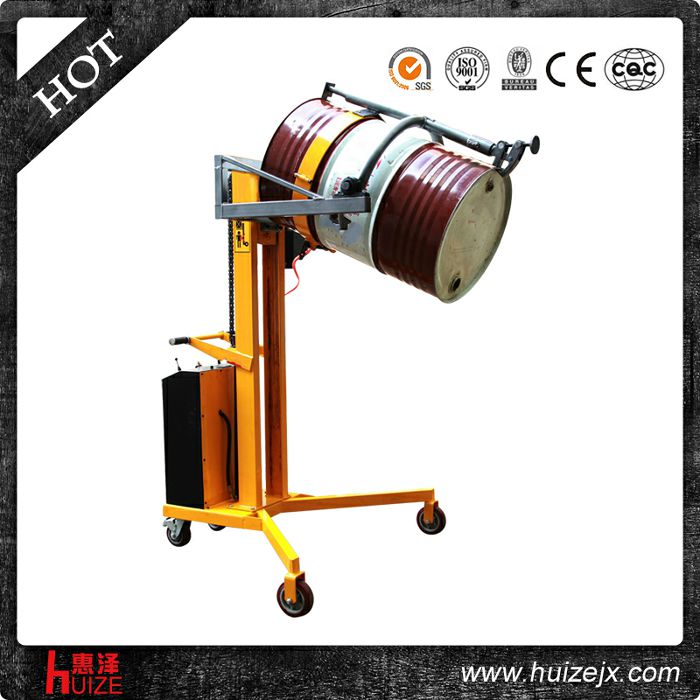 半電動(dòng)油桶車（直角腿，夾鐵桶翻轉(zhuǎn)）