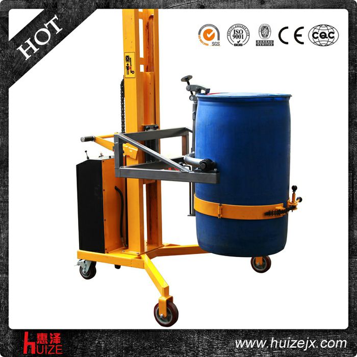 半電動(dòng)油桶車（直角腿，夾鐵桶翻轉(zhuǎn)）3
